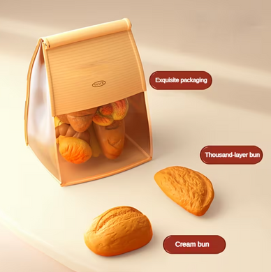 Ігровий набір іграшкового хліба та випічки Bread & Bakery Toy Set DIANXIN, 10 предметів