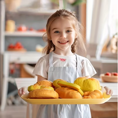 Ігровий набір іграшкового хліба та випічки Bread & Bakery Toy Set DIANXIN, 10 предметів
