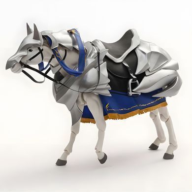 Колекційна рухома фігурка коня Dun Stallion бойовий кінь у обладунках для Лансер Артурії Пендрагон Fate Grand Order Lancer Altria Pendragon