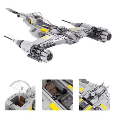 Конструктор Винищувач Н-1 Діна Джаріна Зоряні війни constructor Mandos N-1 Starfighte Star Wars MOC2038
