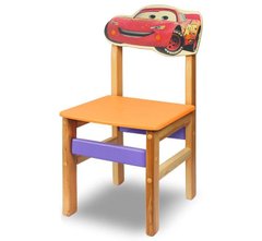 Детский стульчик "Woody" Молния МакКвин (цвет - оранжевый)