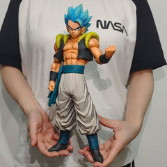 Колекційна рухома фігурка статуетка Гогета Super Saiyan Blue аніме Драгон Болл Dragon Ball Gogeta Blue зі змінними головами