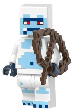 Фигурка скин Снеговик Майнкрафт figures snowman Minecraft G0070