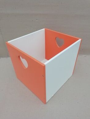 Ящик для іграшок Heart, помаранчевий