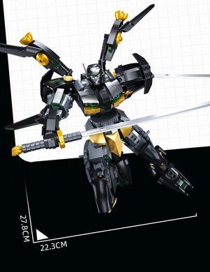 Конструктор Темный рыцарь серия Механические воины constructor The Dark Knight series Mech robots B1052