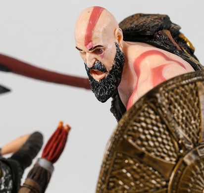 Фигурка Кратос / Kratos God of War II Ares Armor &ndash; коллекционная экшн-фигурка героя игры, 18 см, с мечом Олимпа / Blade of Olympus