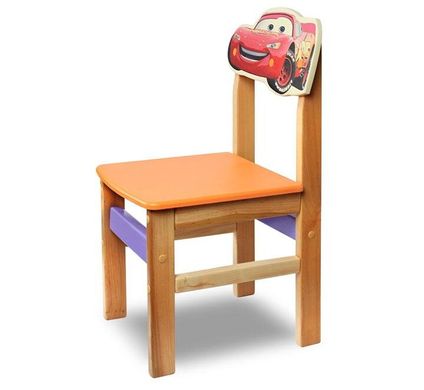 Дитячий стільчик "Woody" Блискавка МакКвін (колір - оранжевий)