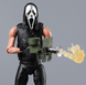 Коллекционная экшн-фигурка Призрачное Лицо из серии фильмов Крик Ghostface Scream Horror Action Figure в тканевом плаще с аксессуарами, 18 см