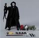 Коллекционная экшн-фигурка Призрачное Лицо из серии фильмов Крик Ghostface Scream Horror Action Figure в тканевом плаще с аксессуарами, 18 см