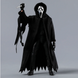 Коллекционная экшн-фигурка Призрачное Лицо из серии фильмов Крик Ghostface Scream Horror Action Figure в тканевом плаще с аксессуарами, 18 см