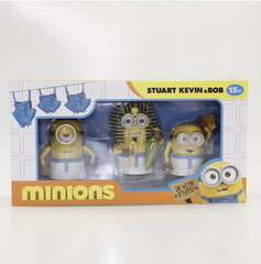 Набор фигурок Миньонов Стюарт, Kевин и Боб в Египетских костюмах (3 шт.), Minions Figures Set Stuart, Kevin и Bob