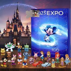Набор фигурок "Герои Дисней", Адвент-календарь Disney 24шт. в подарочной коробке