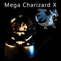 LED-ночник Хрустальный шар Pok&eacute;mon Mega Charizard X