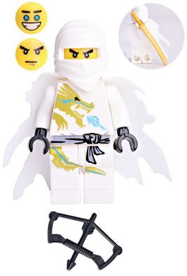 Фігурка Зейн Ніндзяго Золота зброя figures Zane Ninjago The Golden Weapons EG183