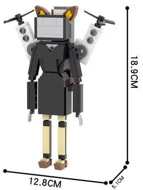 Конструктор ТВ-Вумен Скібіді Туалет Constructor TV-Woman Skibidi Toilet MOC1380