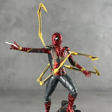 Фигурка Человека-Паука "Железный Паук" 24 см &ndash; Коллекционная модель Marron action figures Iron Spider Man