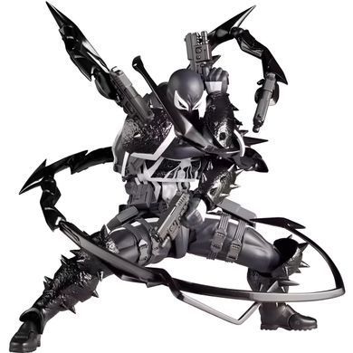 Коллекционная фигурка Агент Веном Agent Venom с аксессуарами &ndash; подвижная экшен-фигура персонажа комиксов Марвел Marvel, 18 см