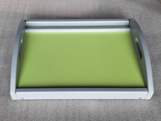 Подставка кухонная в кровать цвет серый / салатовый
