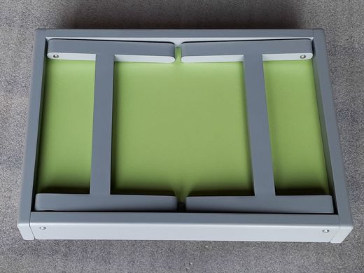 Підставка кухонна в ліжко колір сірий / салатовий