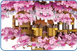 Конструктор Цветущие вишневое дерево серия Бонсай домик на дереве constructor  Cherry tree in bloom