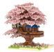 Конструктор Цветущие вишневое дерево серия Бонсай домик на дереве constructor  Cherry tree in bloom