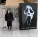 Коллекционная экшн-фигурка Призрачное Лицо из серии фильмов Крик Ghostface Scream Horror Action Figure в тканевом плаще с аксессуарами, 17 см