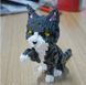 Конструктор 3D из миниблоков "Серый кот" из мультика Тайная жизнь домашних животных 23х18х8см