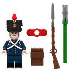 Фигурка Французский артиллерист 18 век Историческая серия figures French Artillery 18 century MJQ188
