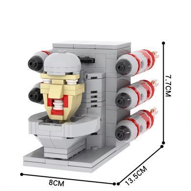 Конструктор Солдат ракетний туалет Скібіді Туалет Constructor Rocket Soldier Toilet Man Skibidi Toilet MOC1359