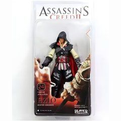 Фигурка игрушка Assassin Creed Ezio Master Assassin 18 см / Коллекционная подвижная экшн-фигура героя игры Ассасин Крид Эцио в черном костюме