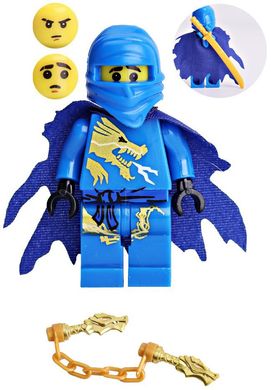 Фигурка Джей Ниндзяго Золотое оружие figures Jay Ninjago The Golden Weapons EG185