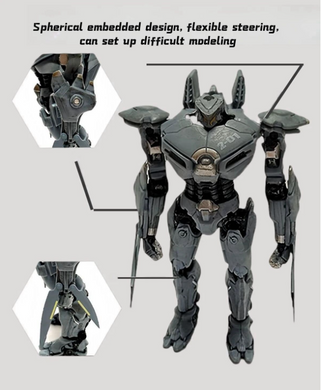 Фигурка Pacific Rim Jaeger Striker Eureka | Коллекционный робот Егерь Бродяга из Тихоокеанский Рубеж, 18 см