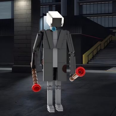 Конструктор Вантуз Мен Скібіді Туалет Constructor Plunger Cameraman Skibidi Toilet MOC1353