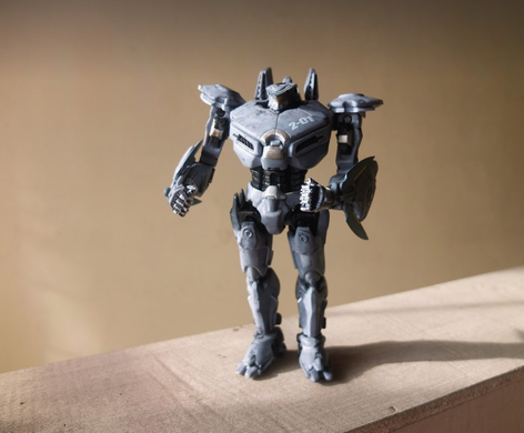 Фигурка Pacific Rim Jaeger Striker Eureka | Коллекционный робот Егерь Бродяга из Тихоокеанский Рубеж, 18 см