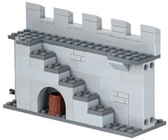 Конструктор стена с ступенями серия Средневековье constructor High corner of city wall medieval MOC5001-E