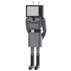 Конструктор ТВ-Вумен Скібіді Туалет Constructor Woman TV People Skibidi Toilet MOC1337