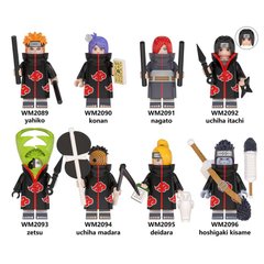 Набір фігурок чоловічків Наруто Акацукі 8шт figures sets Naruto Akatsuki 8pcs WM6106