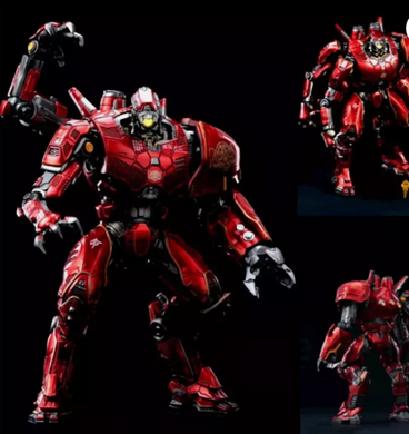 Коллекционная фигурка робота NECA из фильма Тихоокеанский рубеж Pacific Rim Jaeger Crimson Typhoon 18 см |