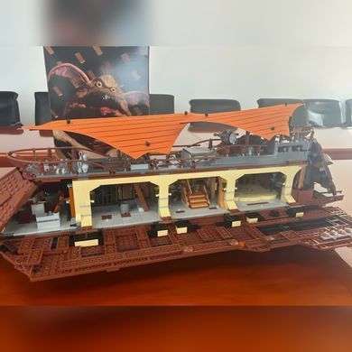 Конструктор Star Wars &laquo;Jabba&rsquo;s Sail Barge&raquo; &ndash; 3D набір космічного вітрильного корабля Джабби Гатта з мініфігурками | Збірна модель STAR WARS для колекціонерів і фанатів