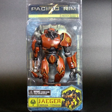Коллекционная фигурка робота NECA из фильма Тихоокеанский рубеж Pacific Rim Jaeger Crimson Typhoon 18 см |