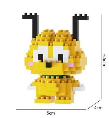 Конструктор фигурка Пиксели BRICKS Плуто серия "Мультгерои" Pluto M3009