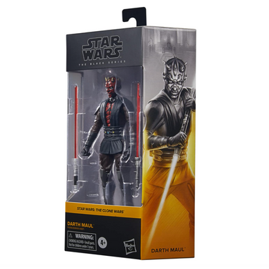 Колекційна екшн-фігурка Star Wars Black Series Darth Maul (The Clone Wars) &mdash; Дарт Мол Зоряні Війни 15 см