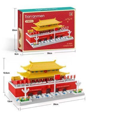 Конструктор Ворота Небесного мира Башня Тяньаньмэнь constructor Tiananmen Tower M2001