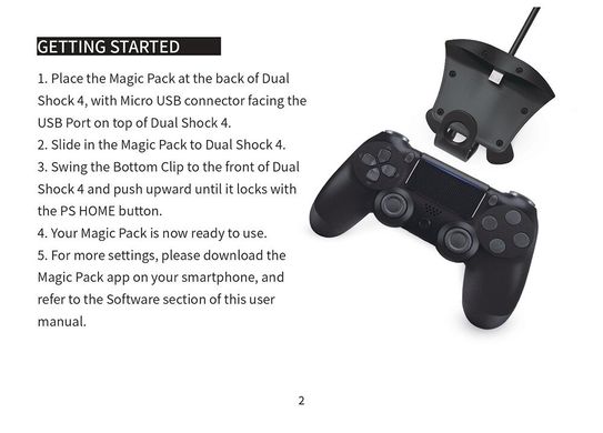 Адаптер для DualShock 4 с лепестками Mayflash Magic Pack for PS4
