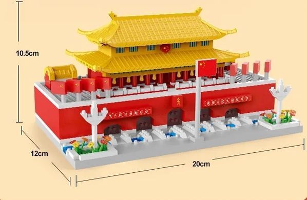 Конструктор Ворота Небесного мира Башня Тяньаньмэнь constructor Tiananmen Tower M2001