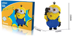 Конструктор 3D из миниблоков Кевін Миньон (Minion Kevin), 2351 деталей