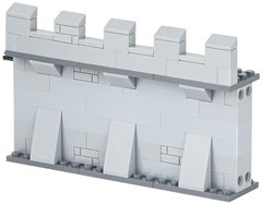 Конструктор стена серия Средневековье constructor High corner of city wall medieval MOC5001-F
