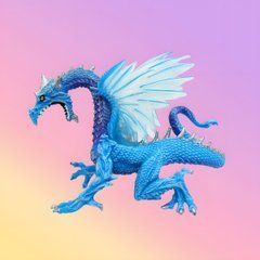 Игровая фигурка-аниме "Ледяного дракона"