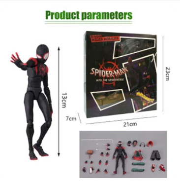 Колекційна фігурка Майлз Моралес Людина-Павук з аксесуарами Spider-Man Miles Morales Marvel