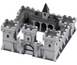 Конструктор стена серия Средневековье constructor High corner of city wall medieval MOC5001-F